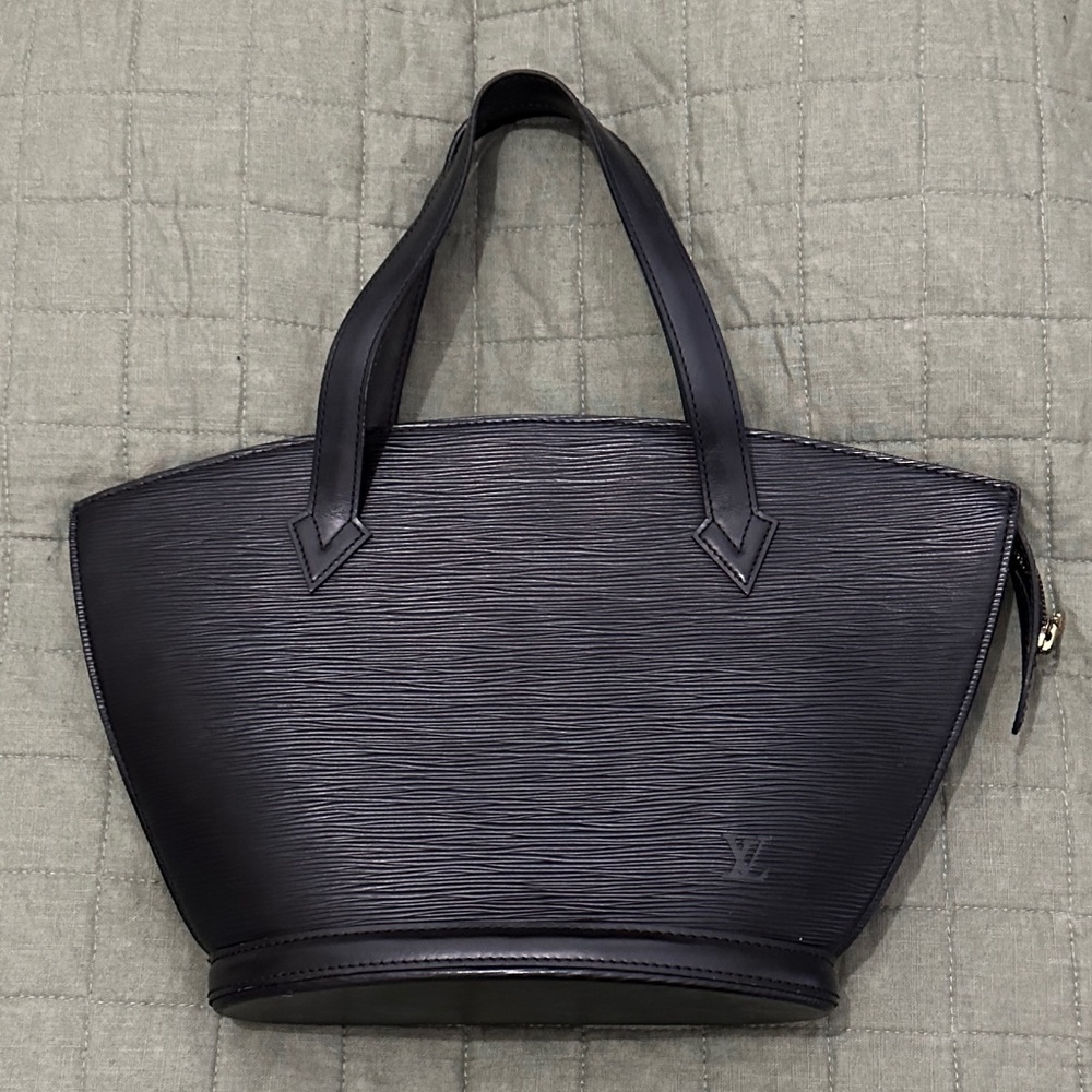 Louis Vuitton Noir Epi St. Jacques Bag